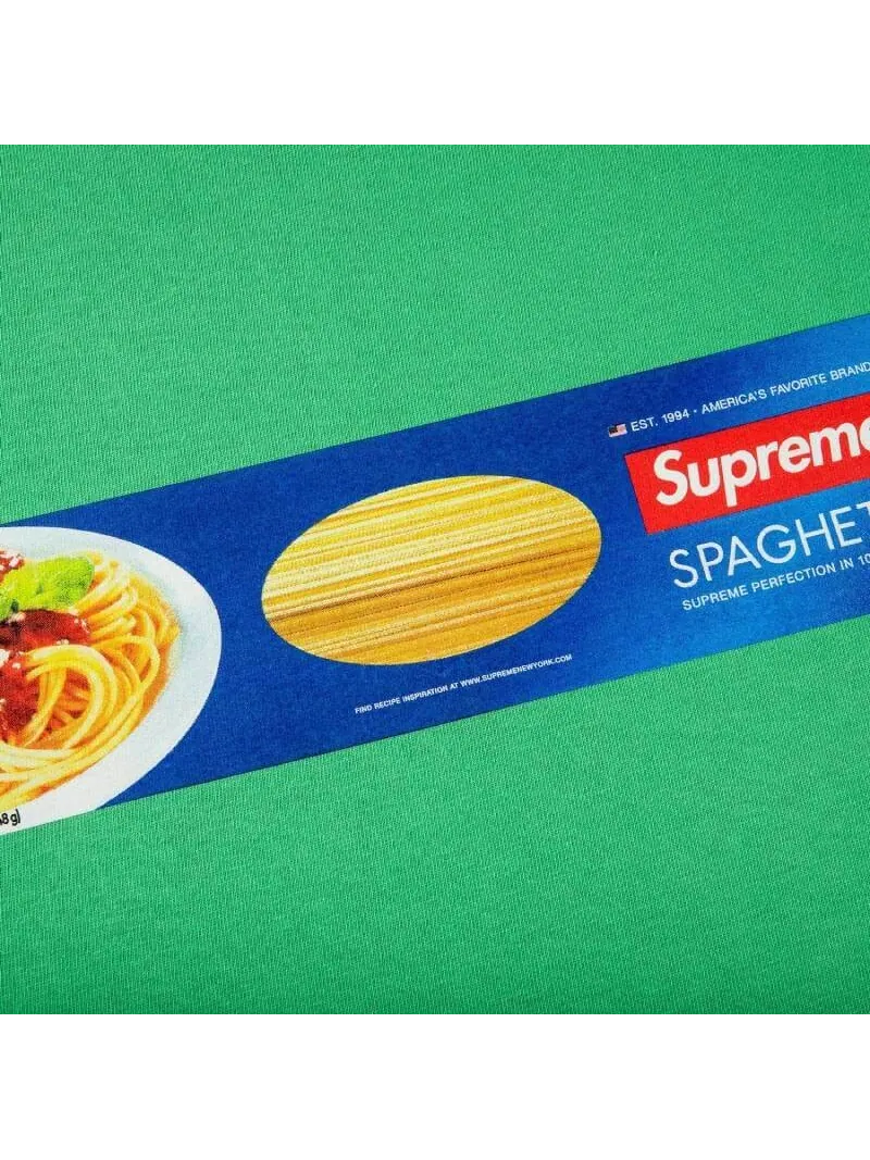 Футболка Supreme Spaghetti — изображение 2 из 2, зеленый