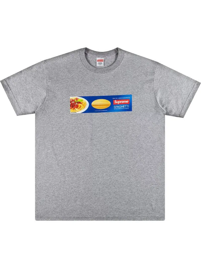 Футболка Supreme Spaghetti — изображение 1 из 3, серый