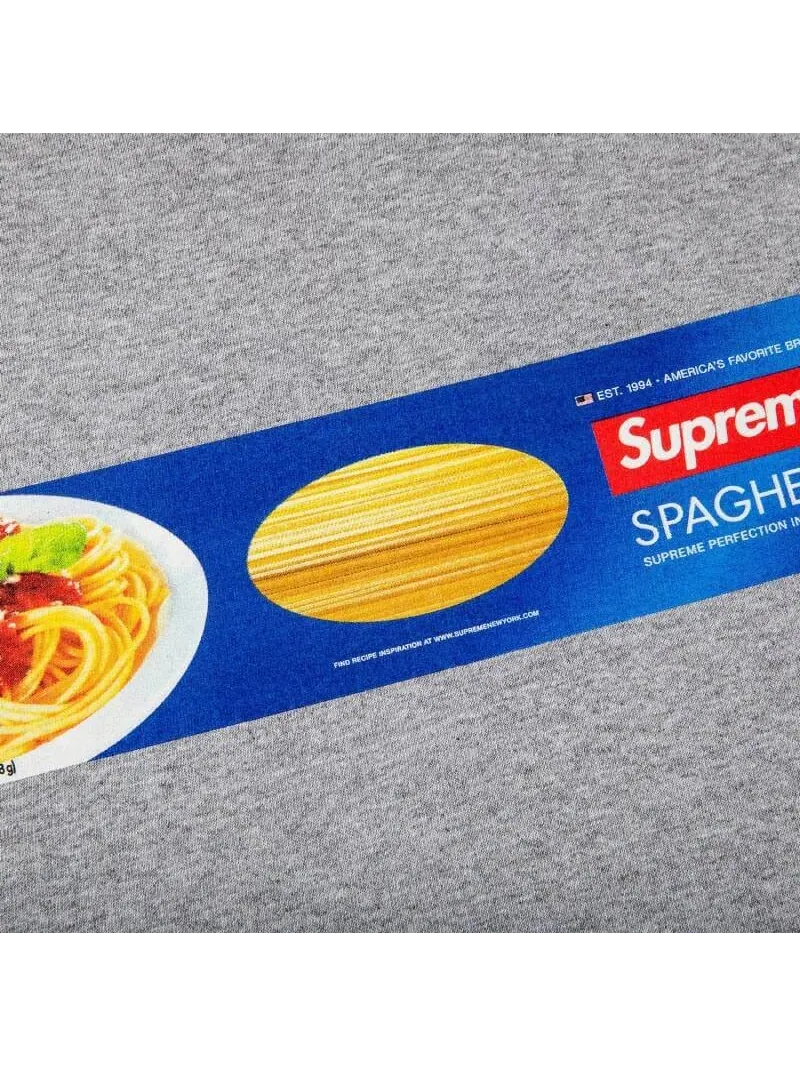 Футболка Supreme Spaghetti — изображение 2 из 3, серый