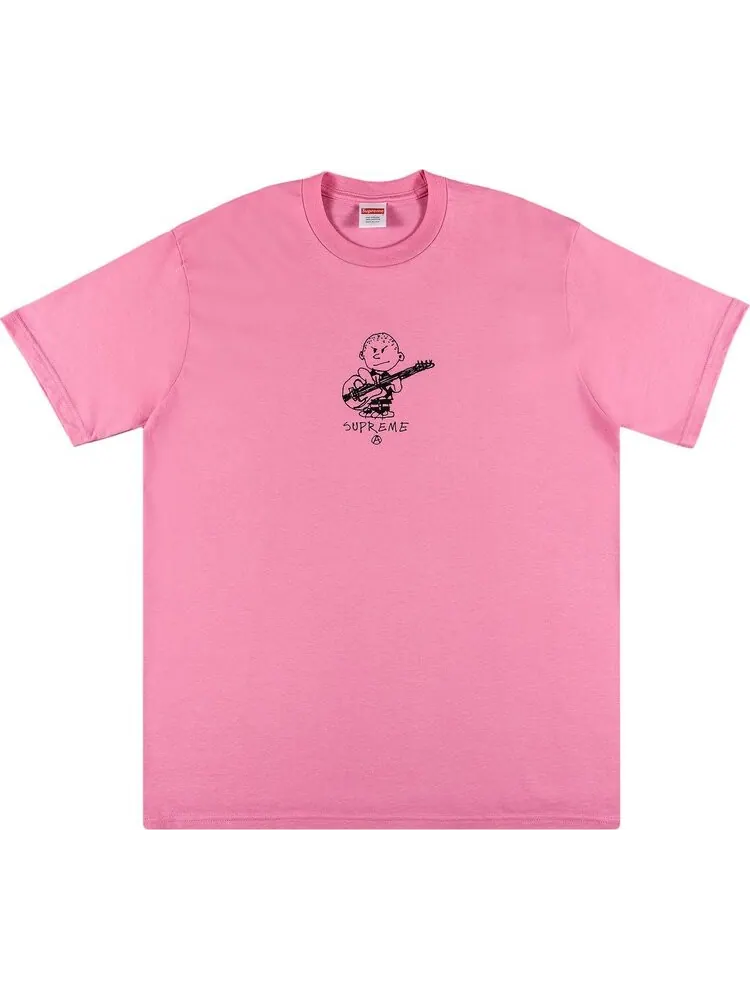Футболка Supreme Rocker Tee 'Pink' — изображение 1 из 2, розовый