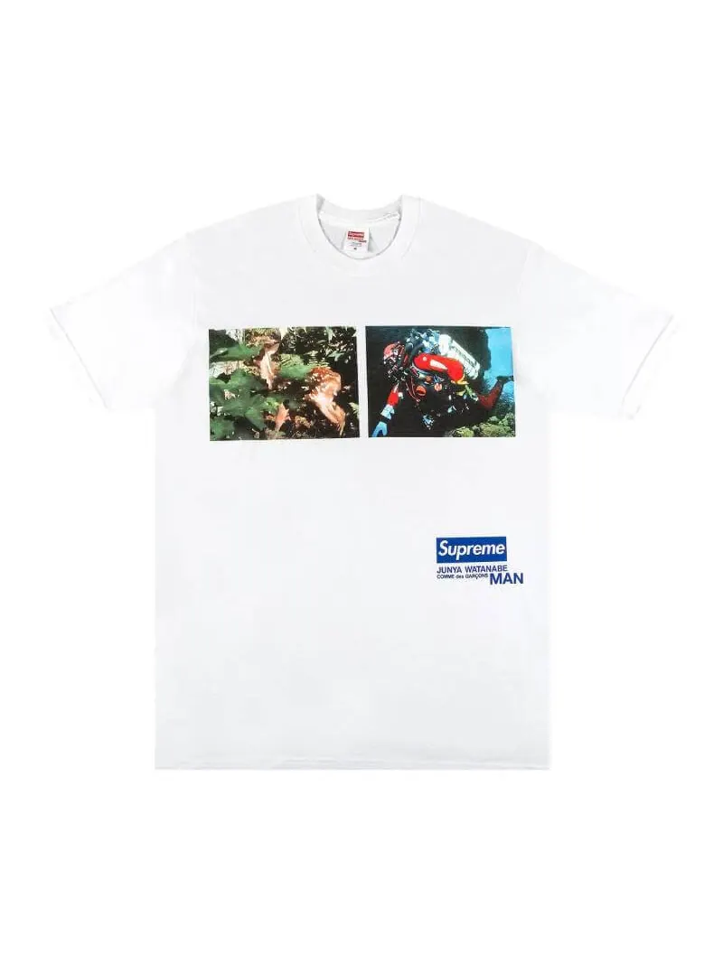 Футболка Supreme x Junya Watanabe x Comme des Garçons MAN Nature — изображение 1 из 2, белый