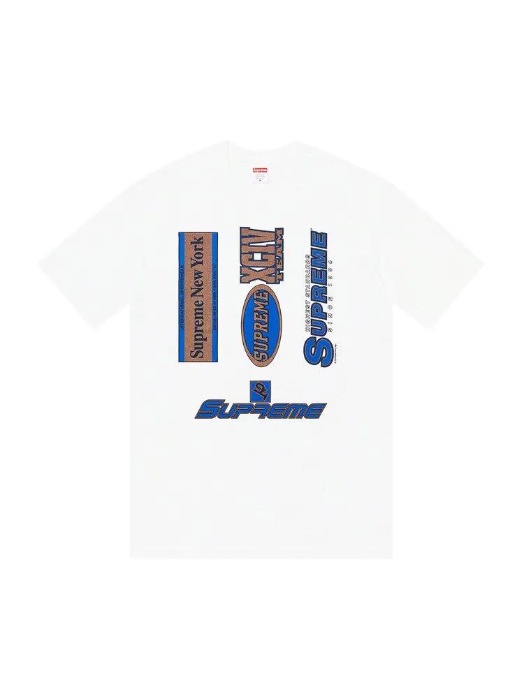 Футболка Supreme Multi Logos Tee — изображение 1 из 1, белый
