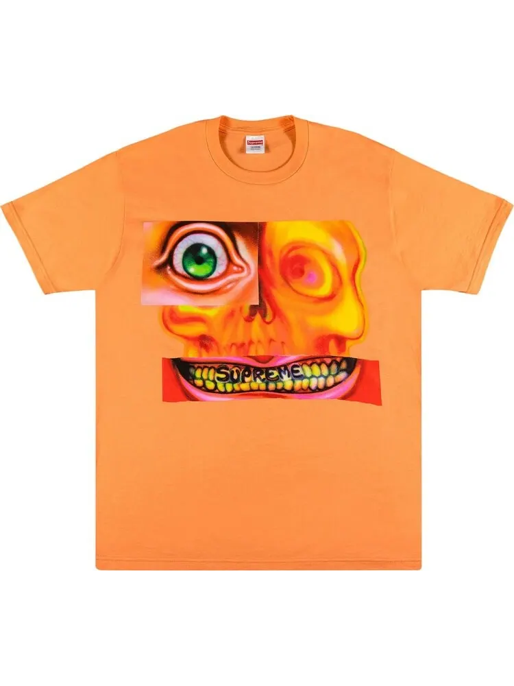 Футболка Supreme Face Tee 'Peach' — изображение 1 из 2, оранжевый