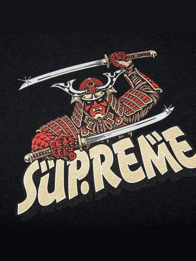 Футболка Supreme Samurai Tee 'Black' — изображение 2 из 2, черный