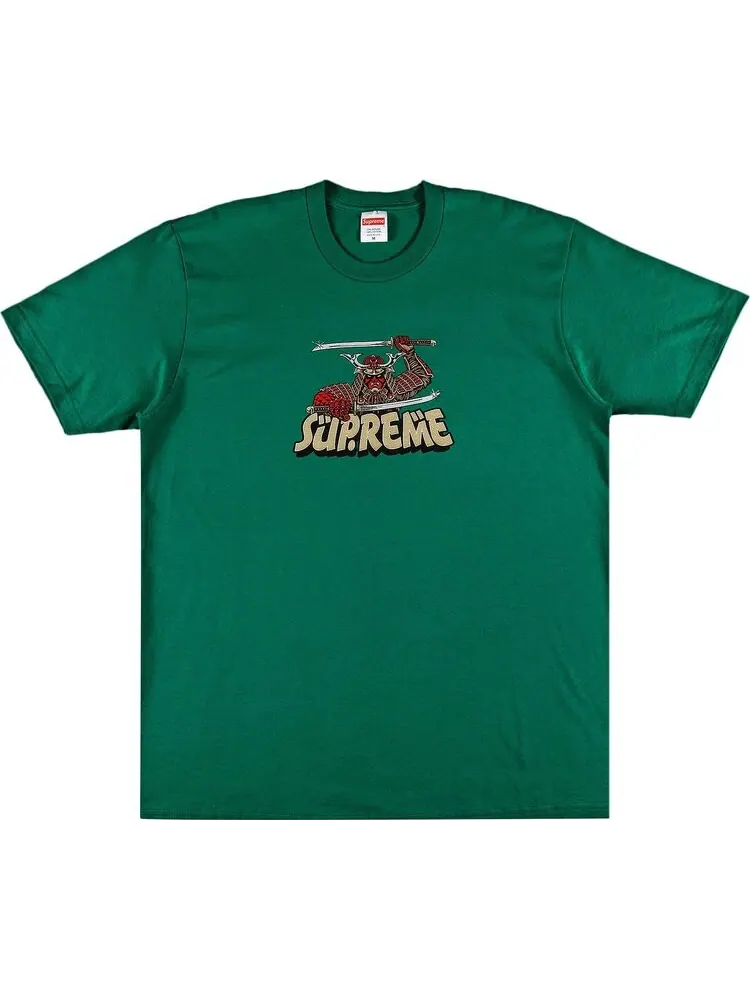 Футболка Supreme Samurai Tee 'Light Pine' — изображение 1 из 2, зеленый