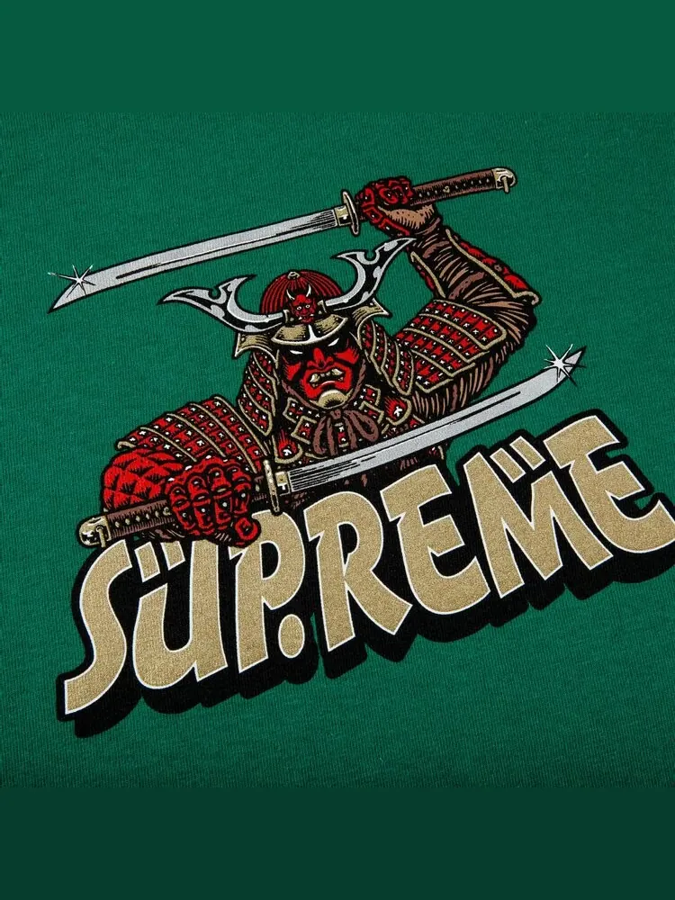 Футболка Supreme Samurai Tee 'Light Pine' — изображение 2 из 2, зеленый