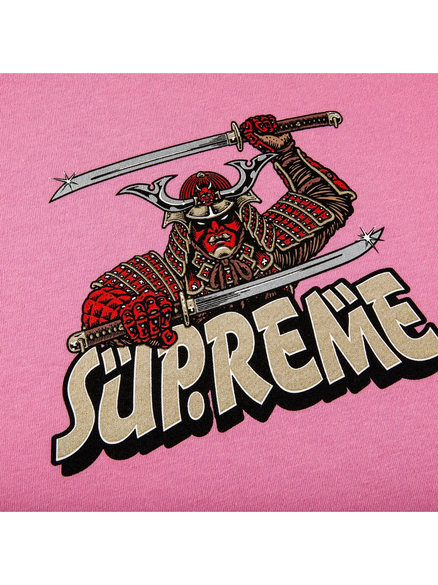Футболка Supreme Samurai Розовая — изображение 2 из 2