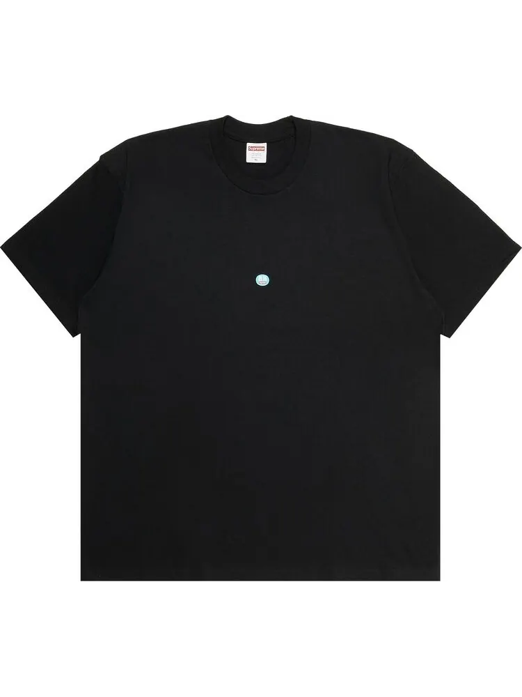 Футболка Supreme Sticker Tee 'Black' — изображение 1 из 3, черный