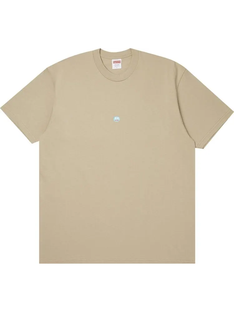 Футболка Supreme Sticker Tee 'Clay' — изображение 1 из 3, загар