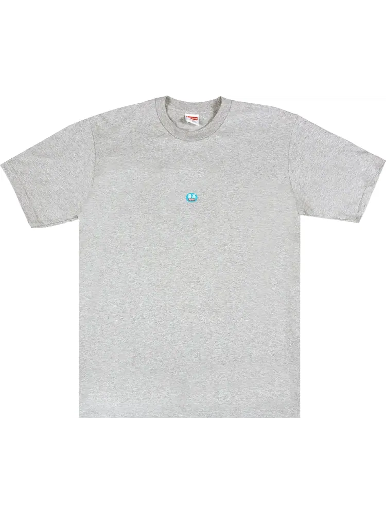 Футболка Supreme Sticker Tee 'Heather Grey' — изображение 1 из 1, серый