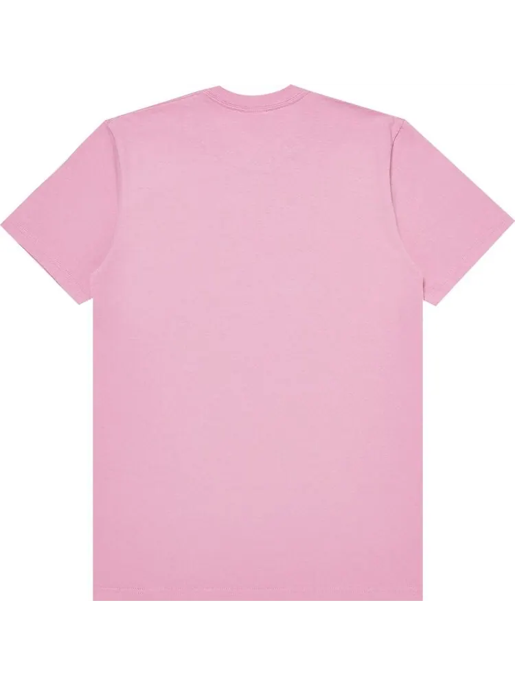 Футболка Supreme Sticker Tee 'Pink' — изображение 2 из 3, розовый