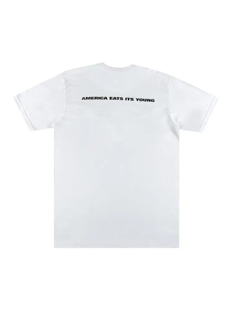 Футболка Supreme America Eats Its Young Tee 'White' — изображение 2 из 3, белый