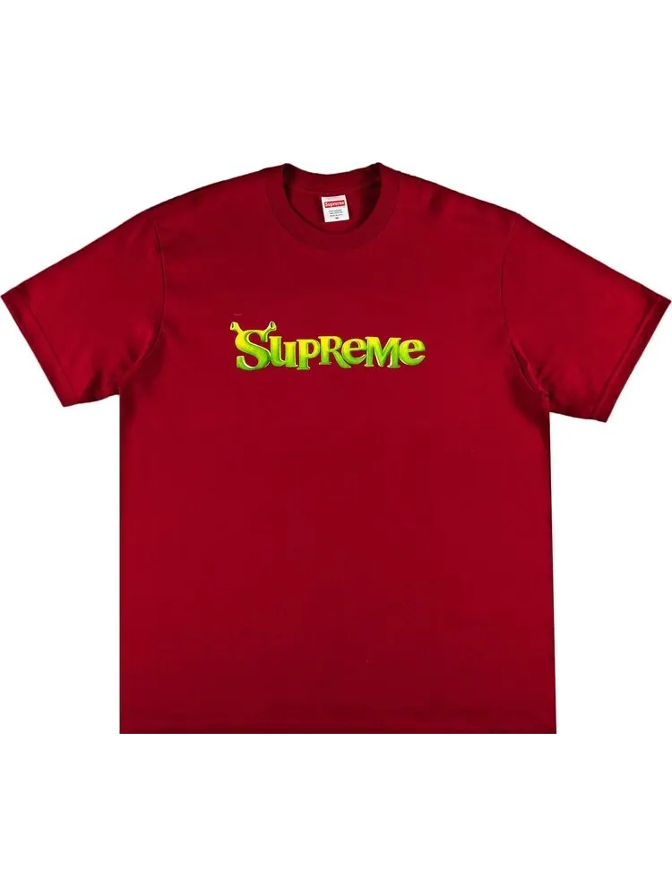 Футболка Supreme Shrek Tee 'Cardinal' — изображение 1 из 2, красный
