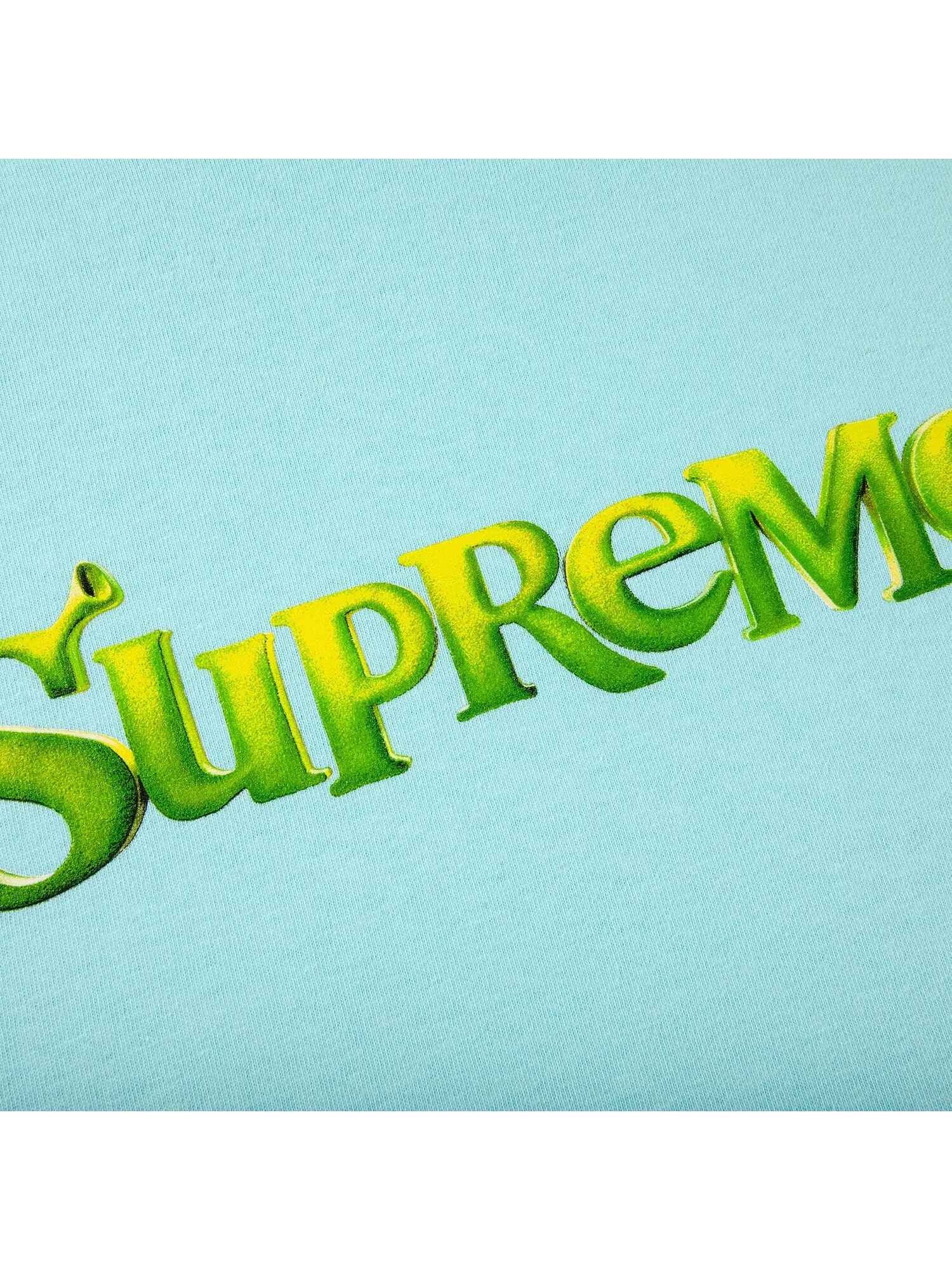 Футболка Supreme Shrek — изображение 2 из 2, бирюзовый