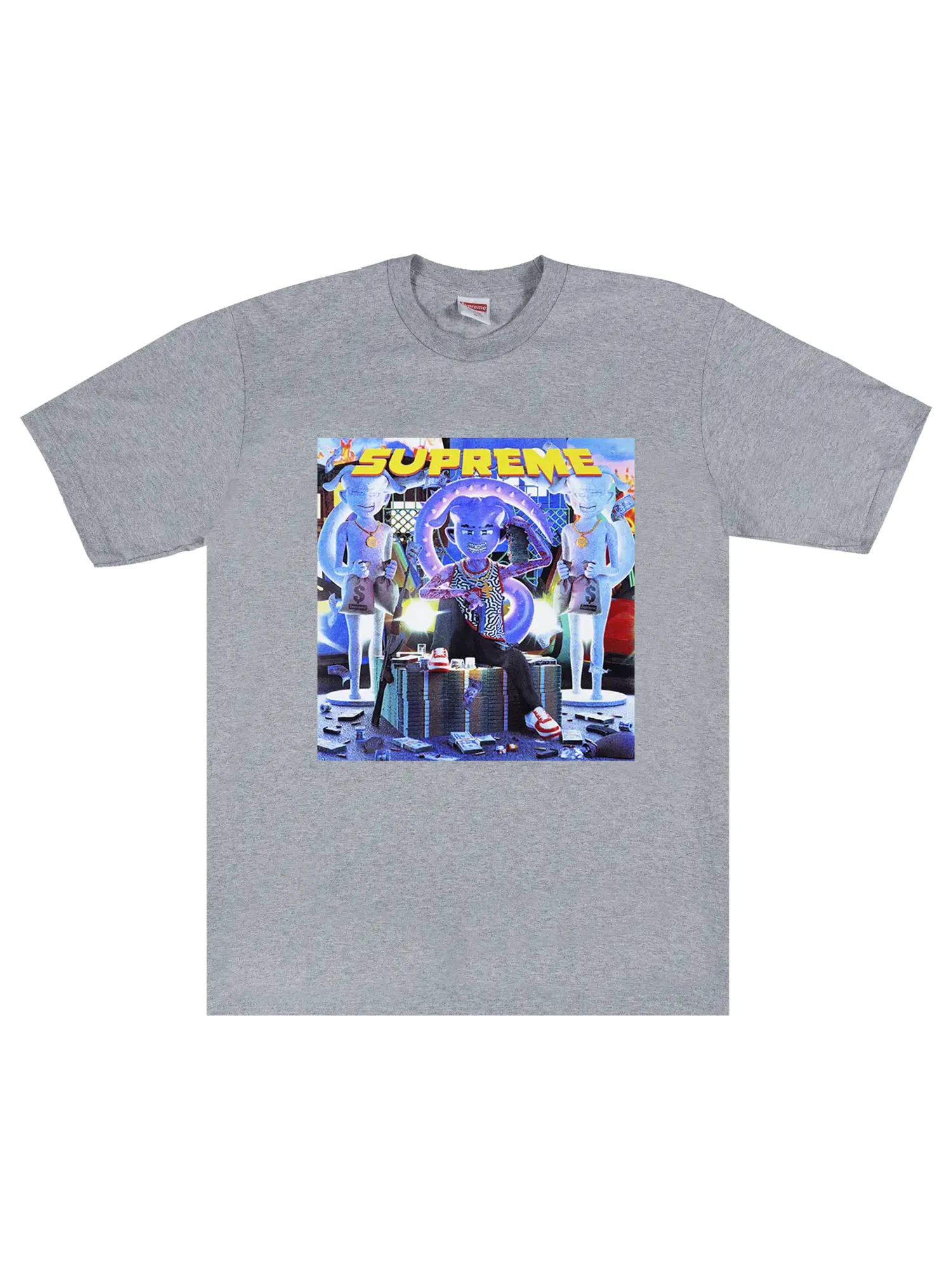 Футболка Supreme Richest Heather Grey — изображение 1 из 1