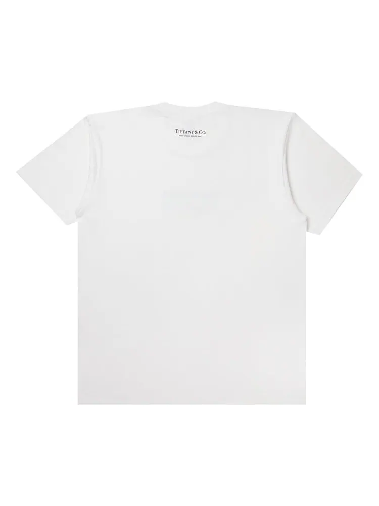 Футболка Supreme x Tiffany & Co. Box Logo — изображение 2 из 3, белый