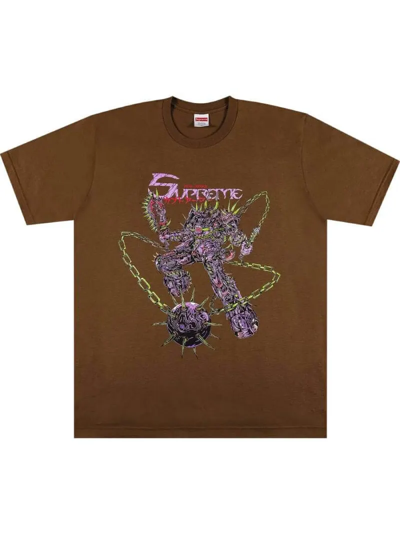 Футболка Supreme Spikes — изображение 1 из 2, коричневый