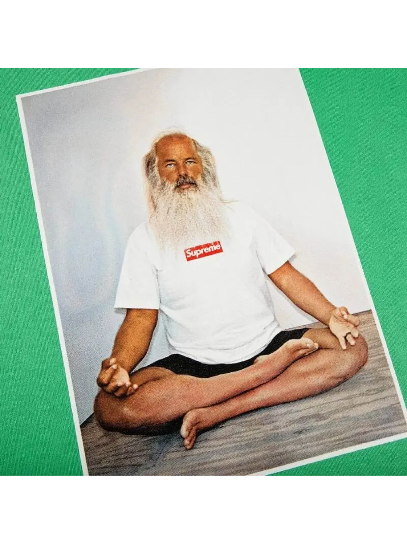 Футболка Supreme Rick Rubin — изображение 2 из 2, зеленый