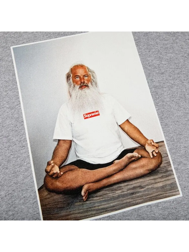 Футболка Supreme Rick Rubin Tee 'Heather Grey' — изображение 2 из 2, серый