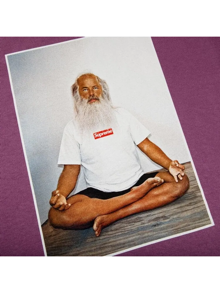 Футболка Supreme Rick Rubin, сливовый — изображение 2 из 2, фиолетовый