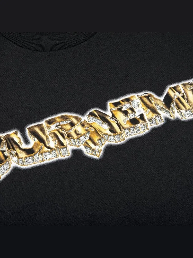 Футболка Supreme Diamond Tee 'Black' — изображение 3 из 3, черный
