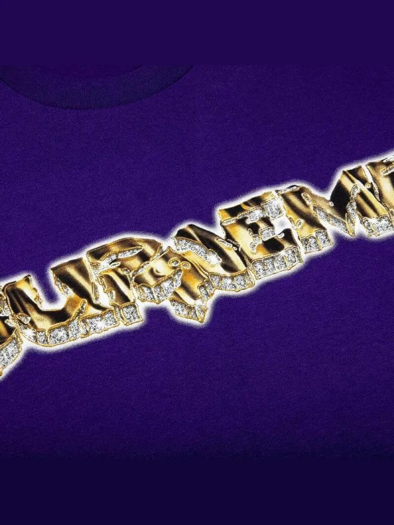 Футболка Supreme Diamond — изображение 3 из 3, фиолетовый