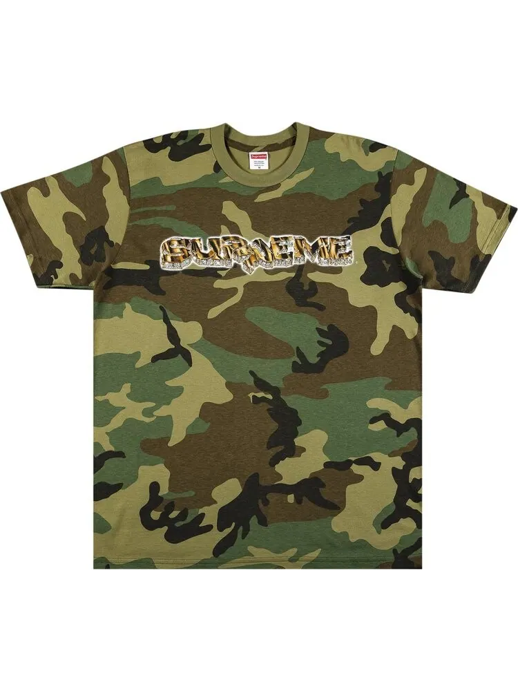 Футболка Supreme Diamond Tee 'Woodland Camo' — изображение 1 из 3, мульти