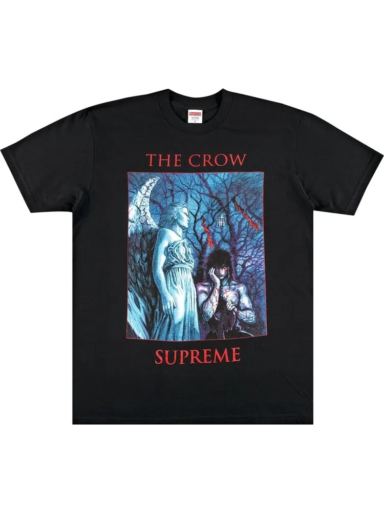 Футболка Supreme x The Crow Tee 'Black' — изображение 1 из 3, черный