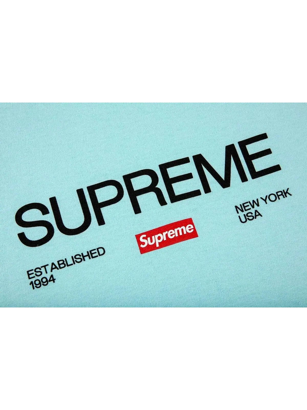 Футболка Supreme Est. 1994 — изображение 2 из 2, синий