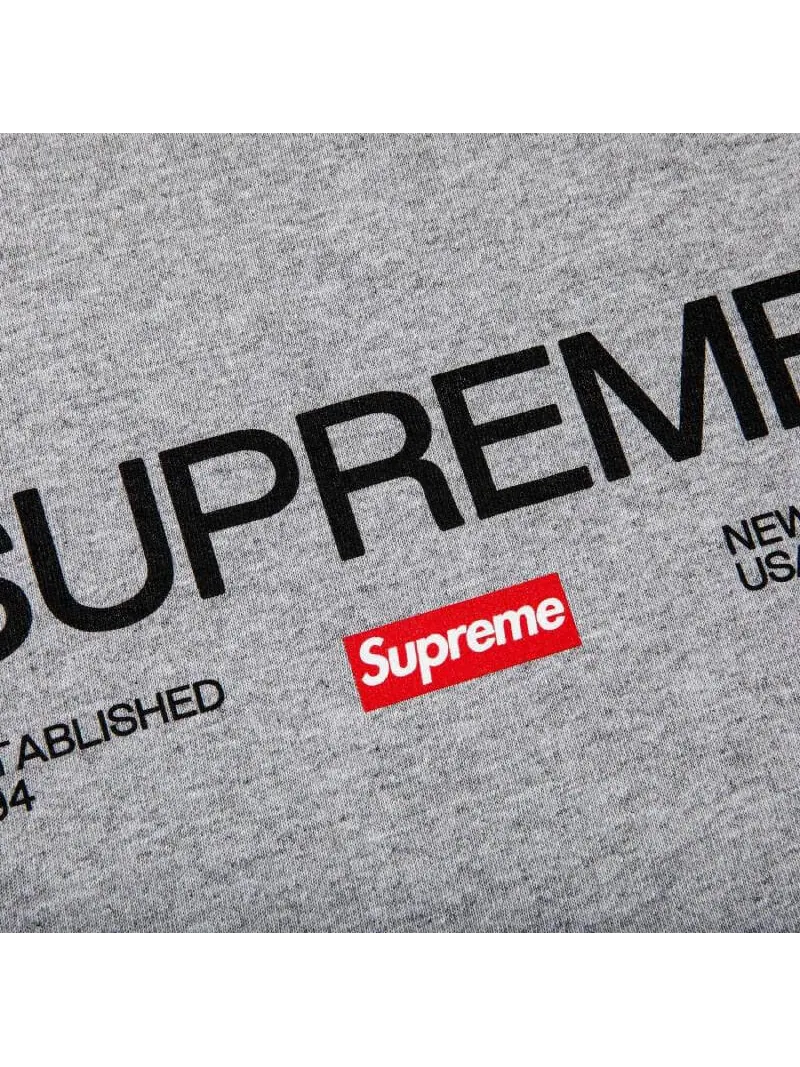 Футболка Supreme Est. 1994 — изображение 2 из 2, серый