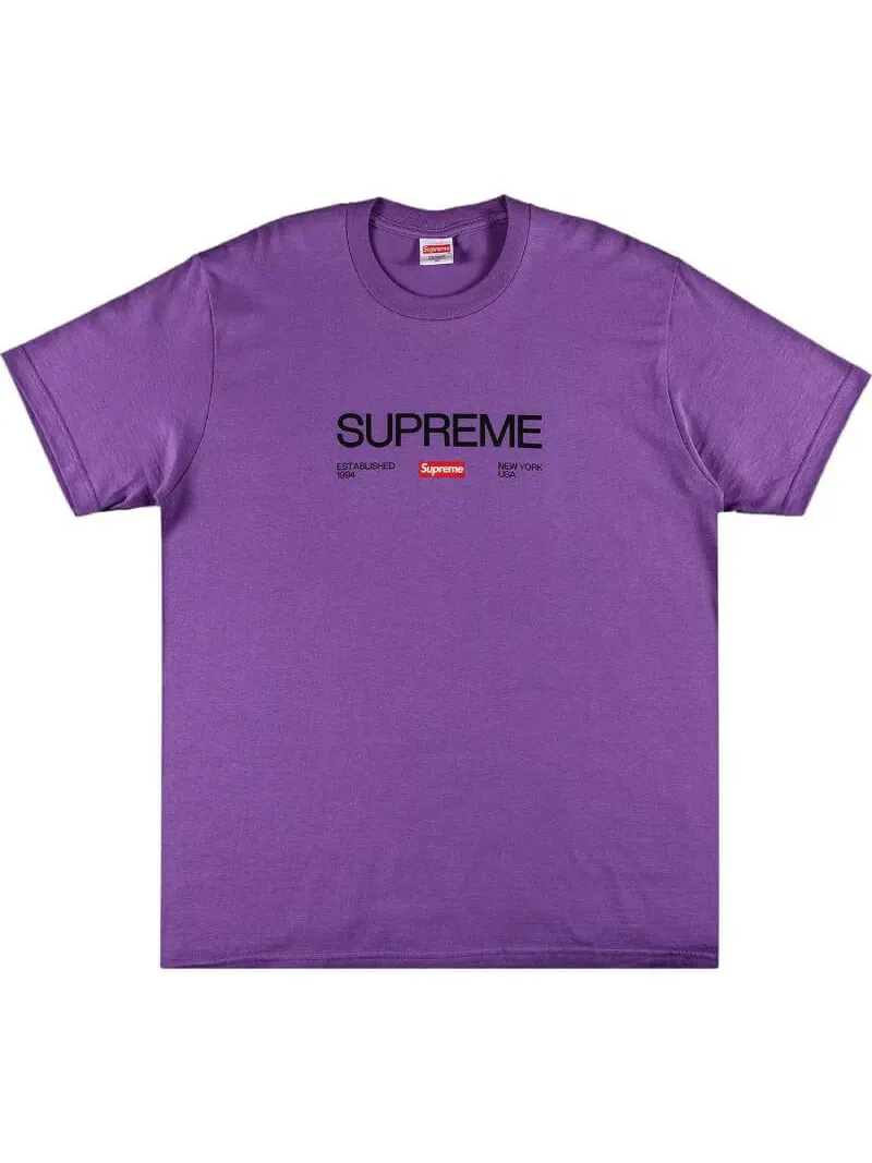 Футболка Supreme Est. 1994 — изображение 1 из 2, фиолетовый
