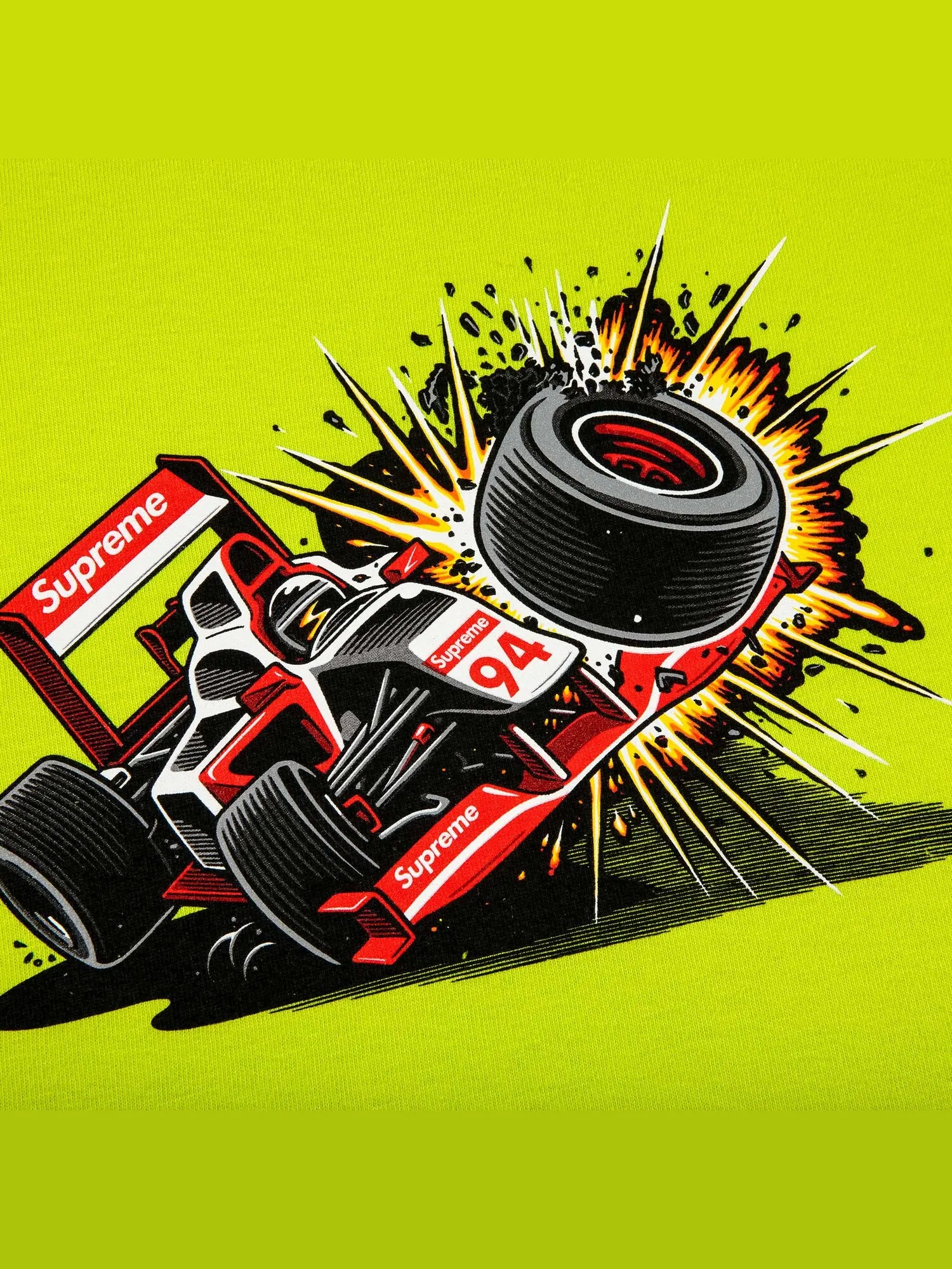 Футболка Supreme Crash — изображение 2 из 2, зеленый
