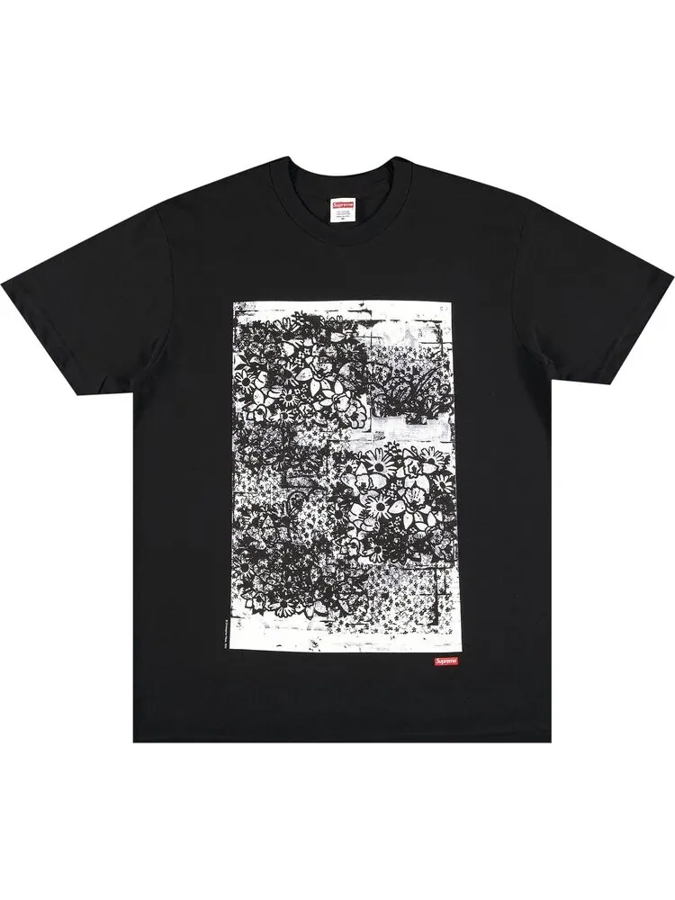 Футболка Supreme x Christopher Wool 1995 Tee 'Black' — изображение 1 из 2, черный