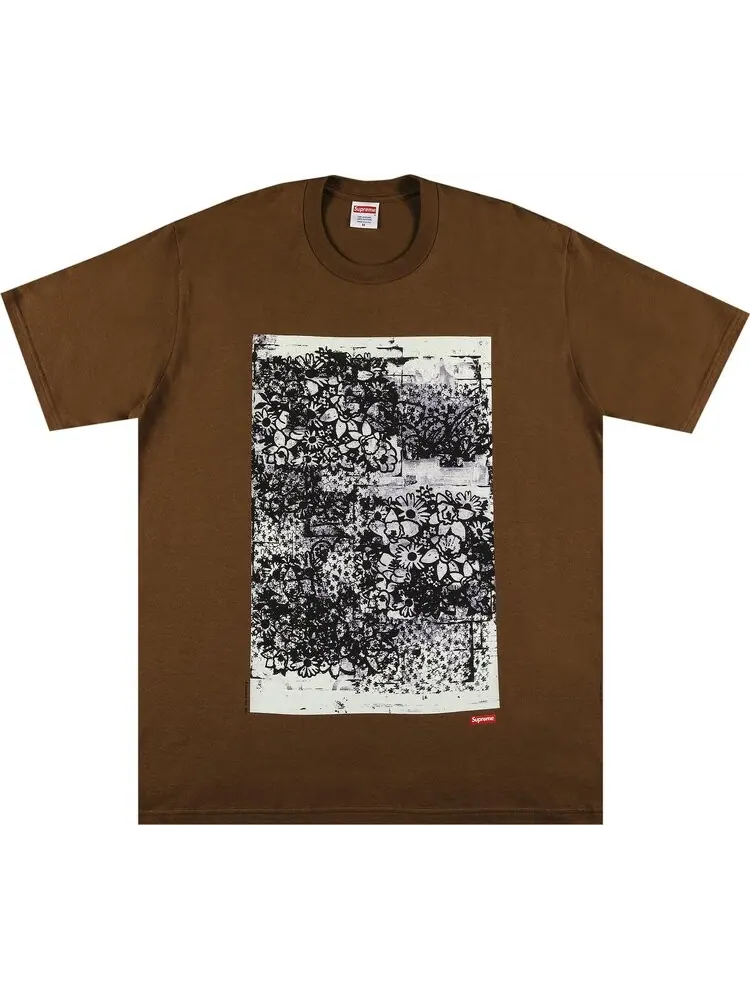 Футболка Supreme x Christopher Wool 1995 Tee 'Brown' — изображение 1 из 2, коричневый