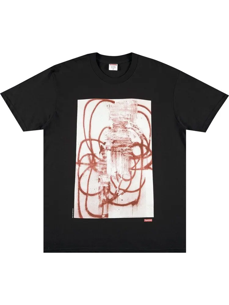 Футболка Supreme x Christopher Wool 2001 Tee 'Black' — изображение 1 из 2, черный