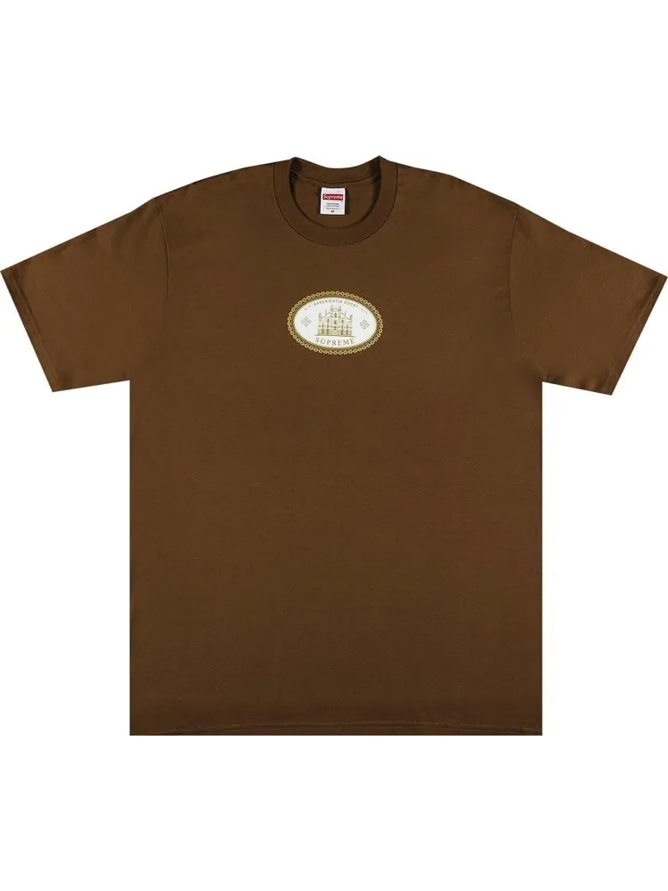 Футболка Supreme Experientia Tee 'Brown' — изображение 1 из 2, коричневый