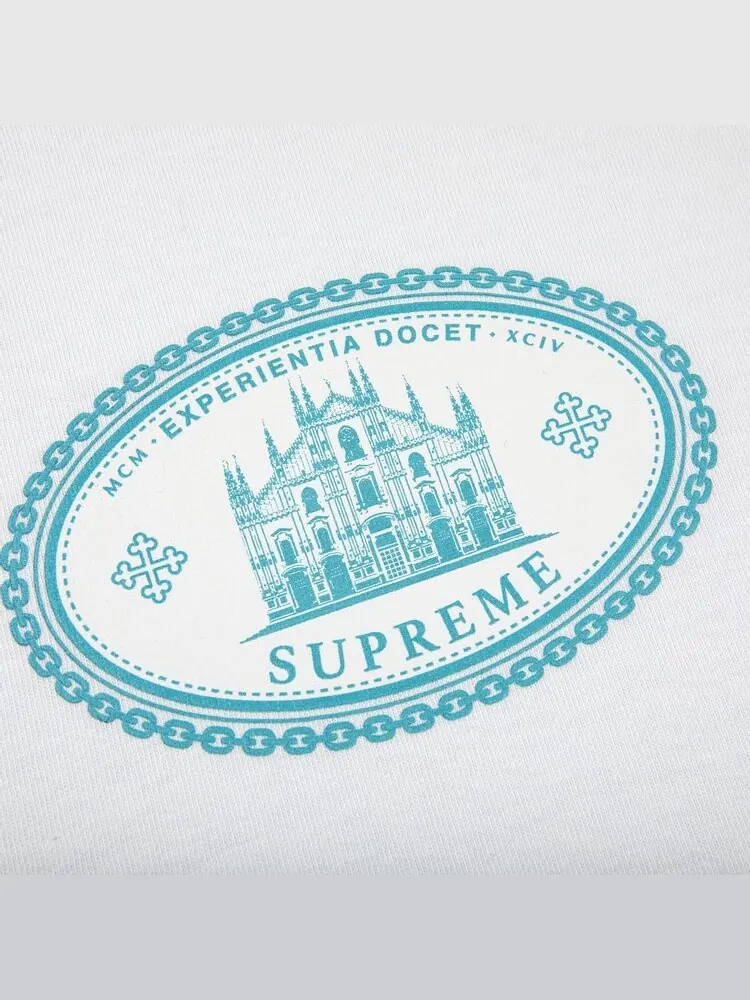 Футболка Supreme Experientia Tee 'White' — изображение 2 из 2, белый