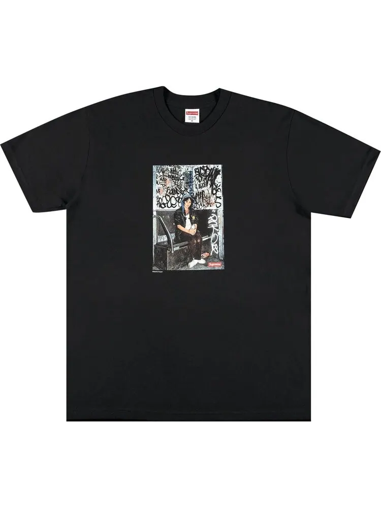 Футболка Supreme x Lady Pink Tee 'Black' — изображение 1 из 2, черный