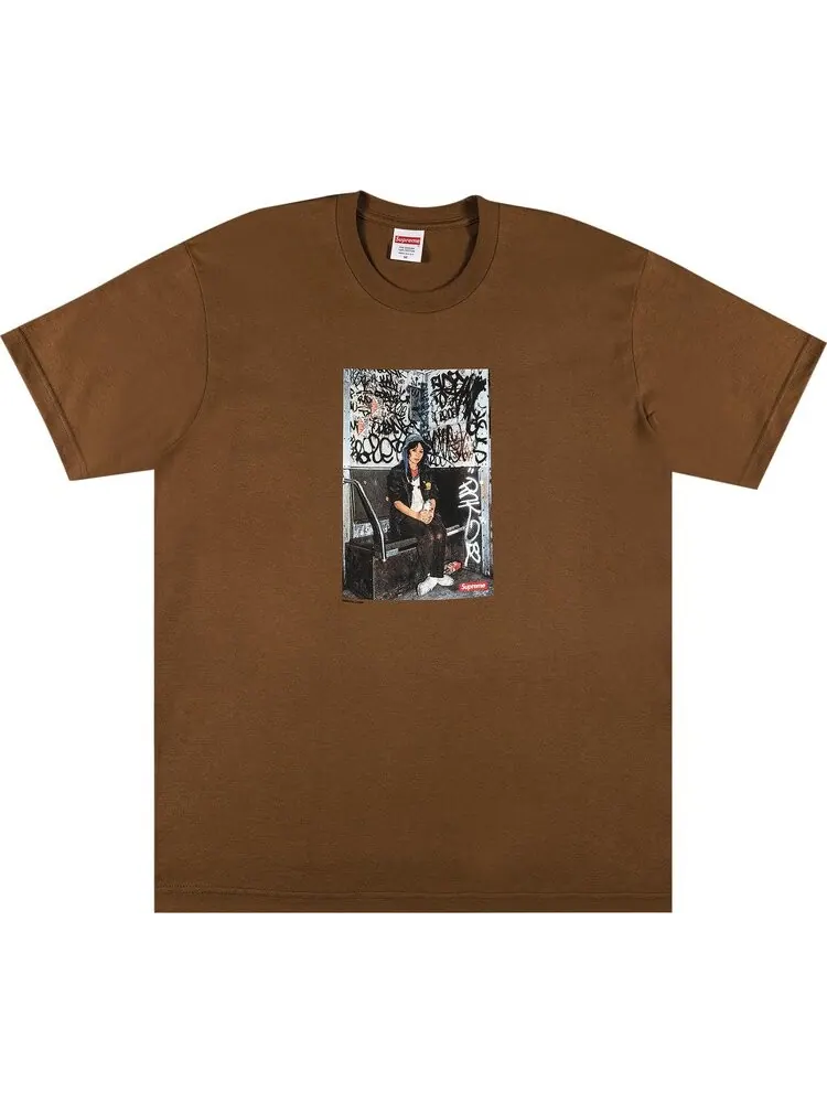 Футболка Supreme x Lady Pink Tee 'Brown' — изображение 1 из 2, коричневый