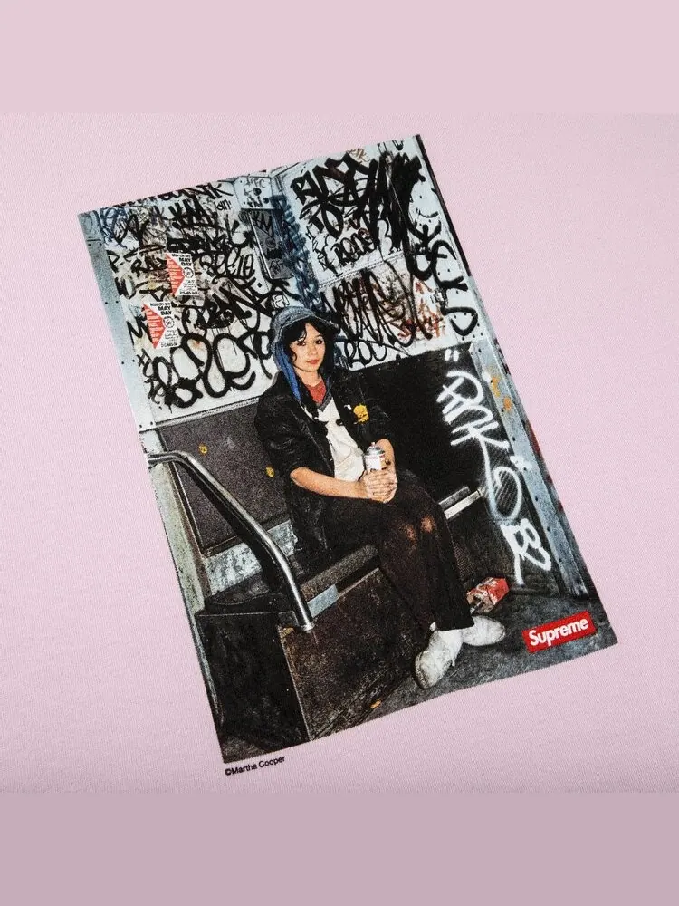 Футболка Supreme x Lady Pink Tee 'Light Pink' — изображение 2 из 2, розовый