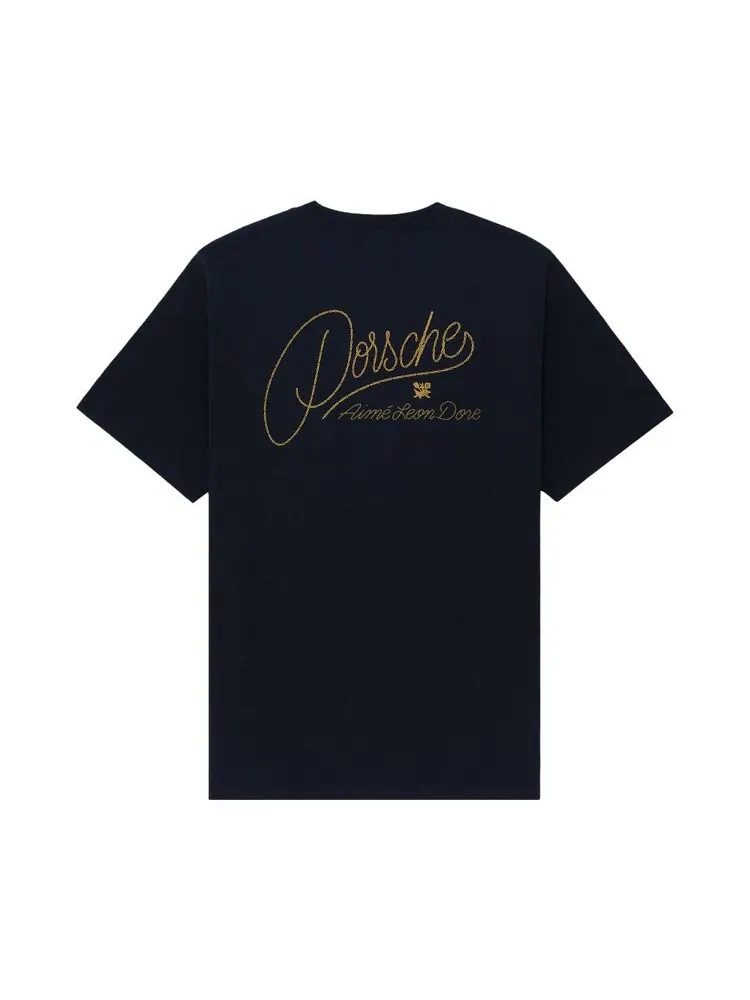 Футболка Aimé Leon Dore x Porsche 356 'Navy Blazer' — изображение 2 из 2, синий