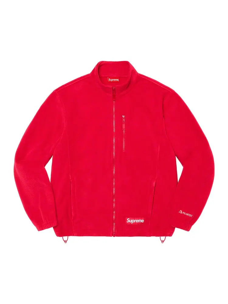 Куртка Supreme x Polartec Zip Jacket 'Red' — изображение 1 из 2, красный