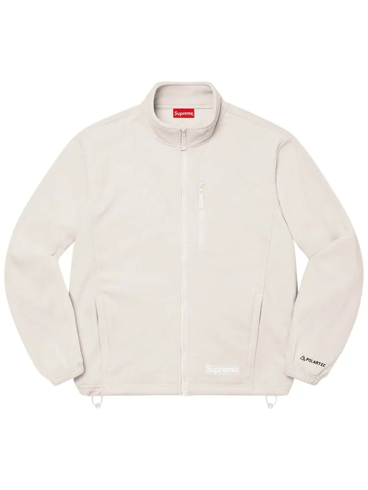Куртка Supreme x Polartec Zip Jacket 'Stone' — изображение 1 из 2, серый