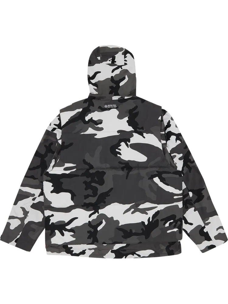 Жилет Supreme 2-In-1 GORE-TEX Shell + Windstopper Vest 'Snow Camo' — изображение 2 из 3, серый
