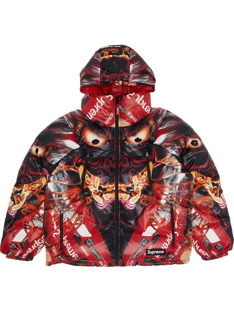 Пуховик Supreme Featherweight Down Puffer — изображение 1 из 4, красный