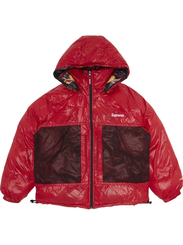 Пуховик Supreme Featherweight Down Puffer — изображение 3 из 4, красный