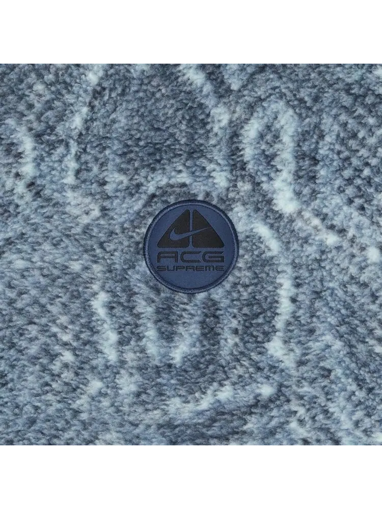 Пуловер Supreme x Nike ACG Fleece Pullover 'Mint Snakeskin' — изображение 3 из 3, синий