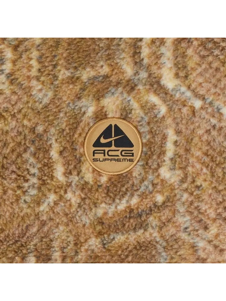 Пуловер Supreme x Nike ACG Fleece Pullover 'Gold Snakeskin' — изображение 3 из 3, золото