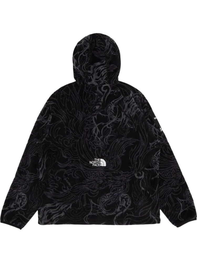 Пуловер Supreme x The North Face Steep Tech Fleece Pullover 'Black Dragon' — изображение 2 из 3, черный
