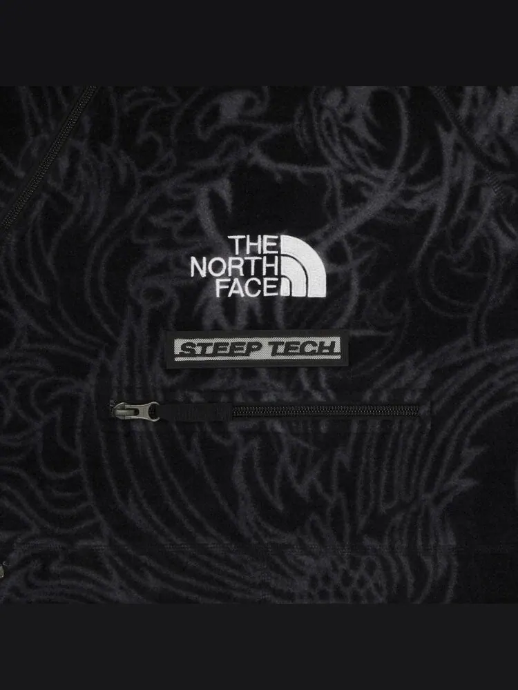 Пуловер Supreme x The North Face Steep Tech Fleece Pullover 'Black Dragon' — изображение 3 из 3, черный
